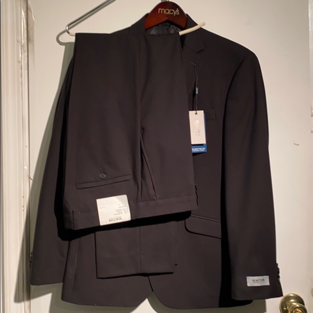 Kenneth Cole Black 2 Piece Suit